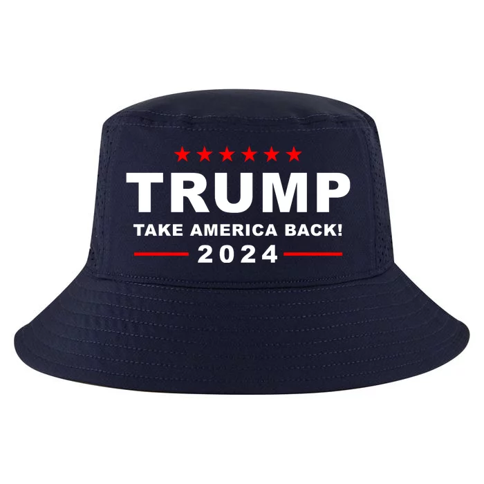 Trump Take America Back 2024 Election Cool Comfort Performance Bucket Hat