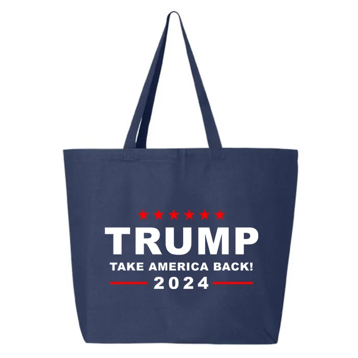 Trump Take America Back 2024 Election 25L Jumbo Tote