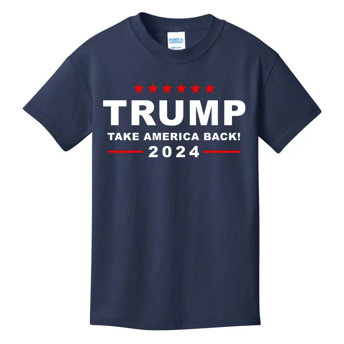 Trump Take America Back 2024 Election Kids T-Shirt