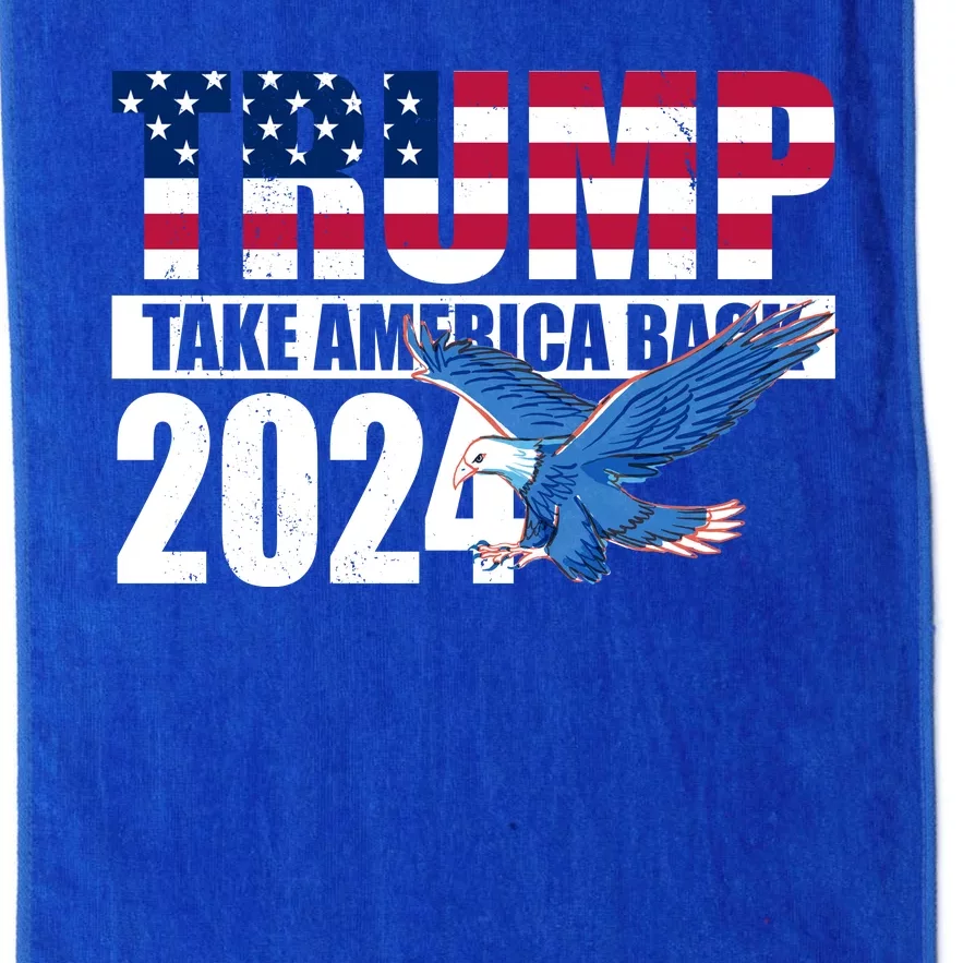 Trump Take America Back 2024 Eagle Platinum Collection Golf Towel