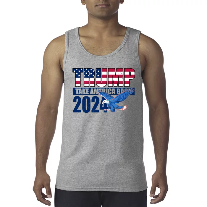 Trump Take America Back 2024 Eagle Tank Top