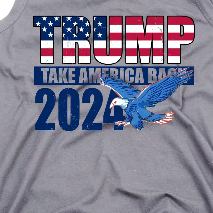 Trump Take America Back 2024 Eagle Tank Top