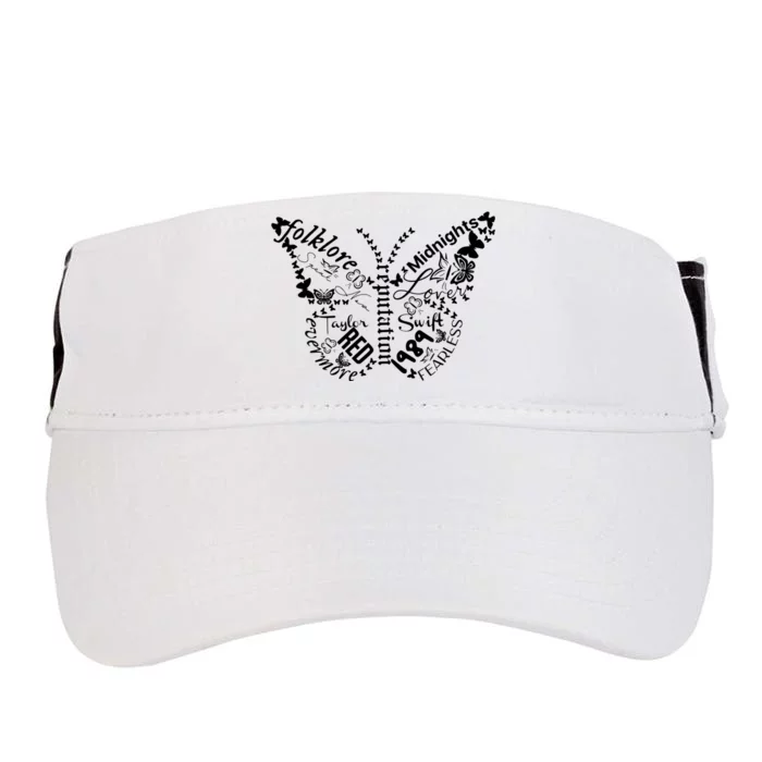 Taylor Ttpd Album Butterfly Silhouette Adult Drive Performance Visor