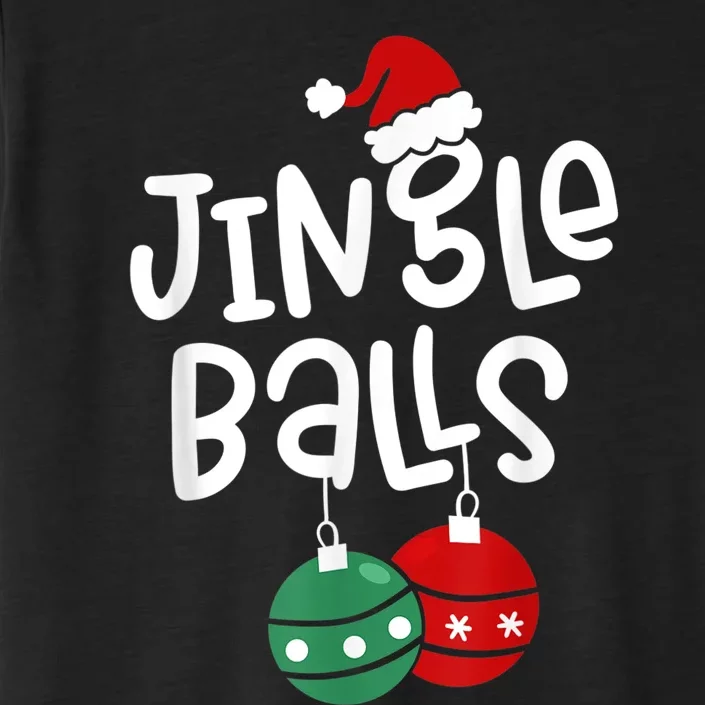 Tinsel Tits And Jingle Balls Funny Matching Christmas Couple ChromaSoft Performance T-Shirt