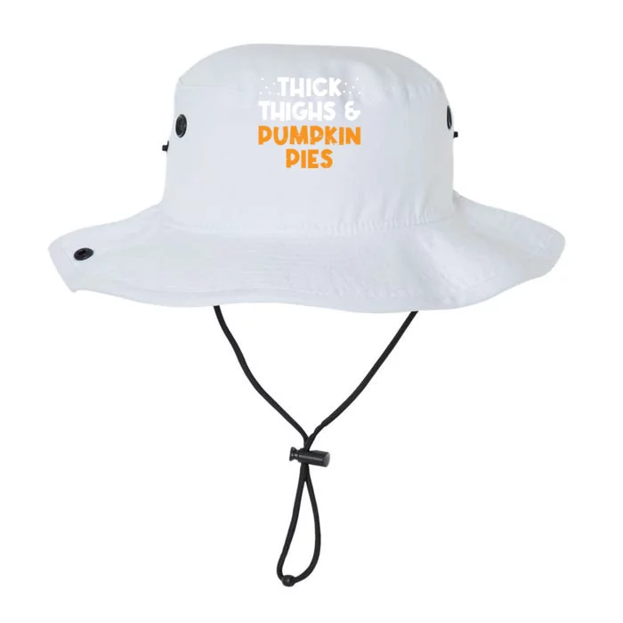 Thick Thighs And Pumpkin Pies Thanksgiving Humor Pie Lover Gift Legacy Cool Fit Booney Bucket Hat