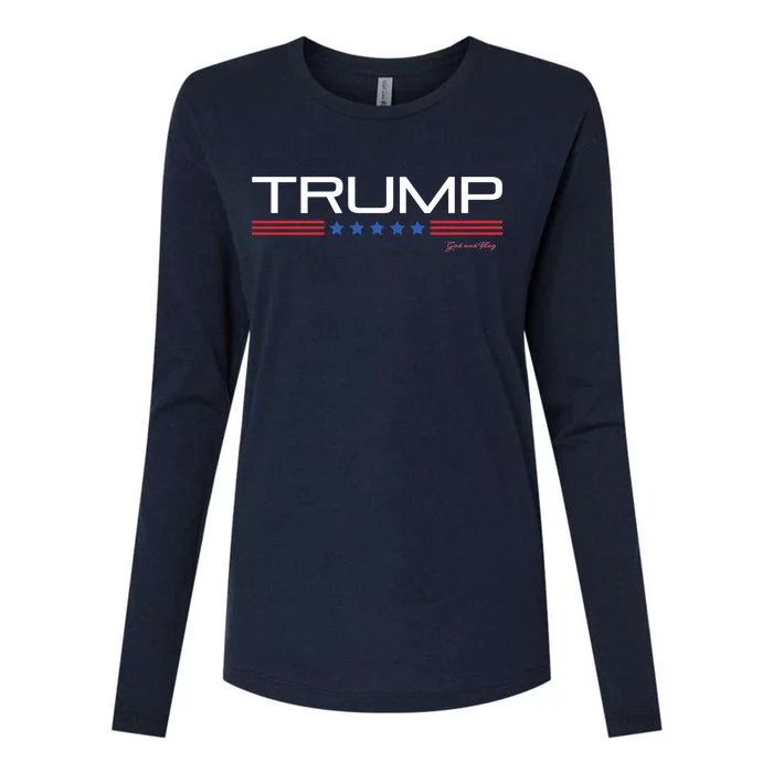 Trump Take America Back Again 2024 Womens Cotton Relaxed Long Sleeve T-Shirt