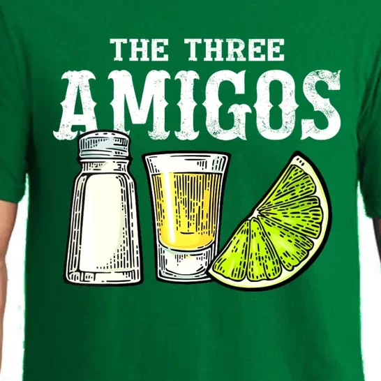 The Three Amigos Lime Salt Tequila Funny Cinco De Mayo Gifts Pajama Set