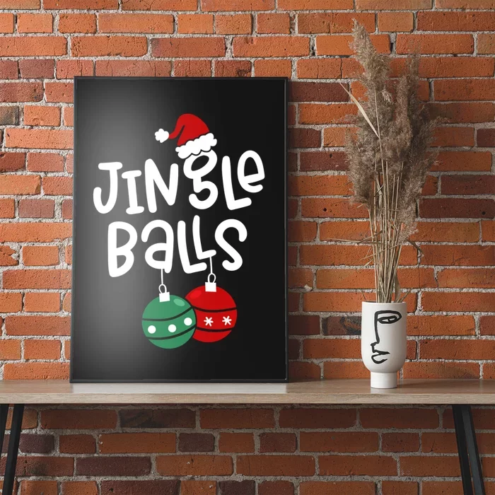 Tinsel Tits Jingle Balls Funny Matching Christmas Couple Chestnuts Poster