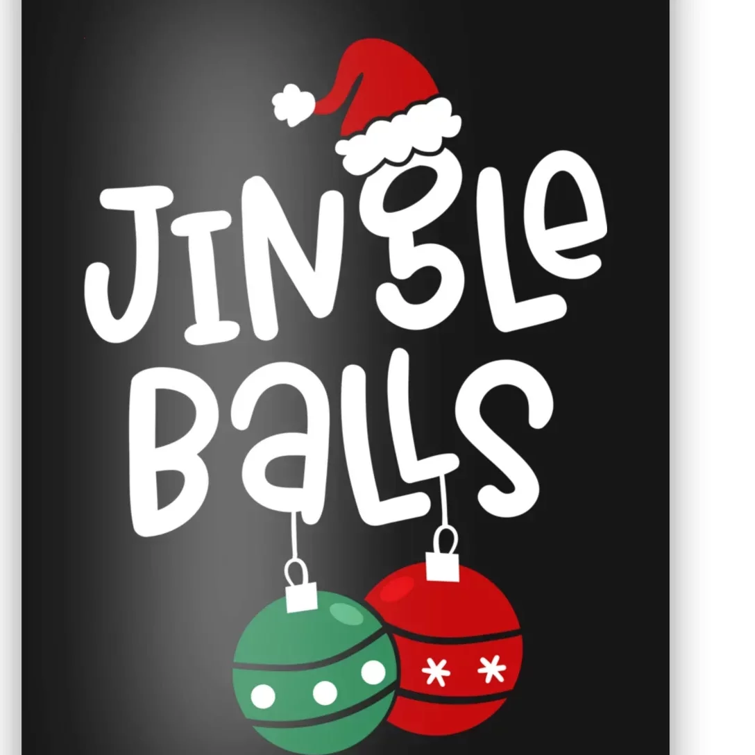 Tinsel Tits Jingle Balls Funny Matching Christmas Couple Chestnuts Poster