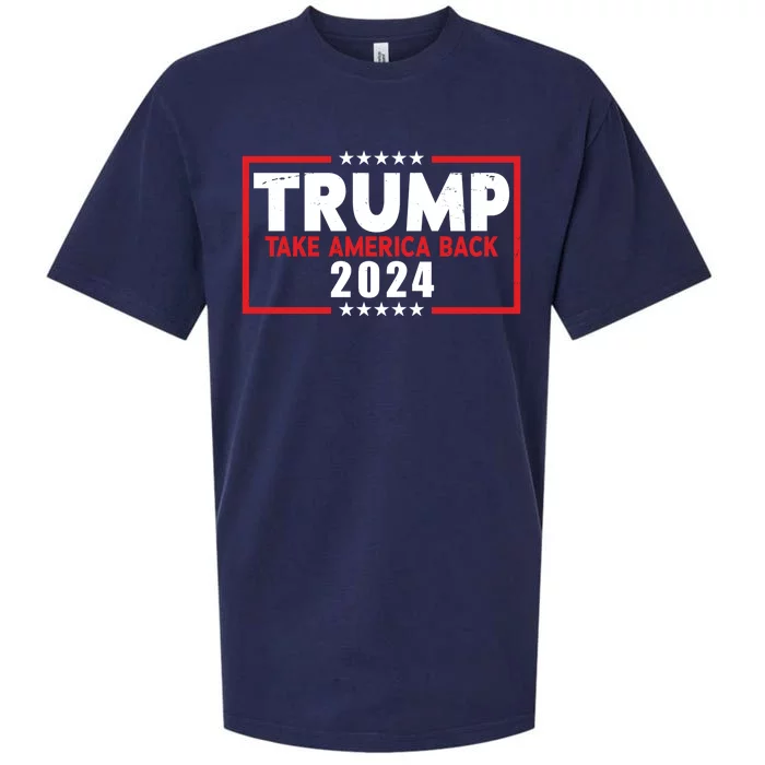 Trump Take America Back 2024 Election Sueded Cloud Jersey T-Shirt