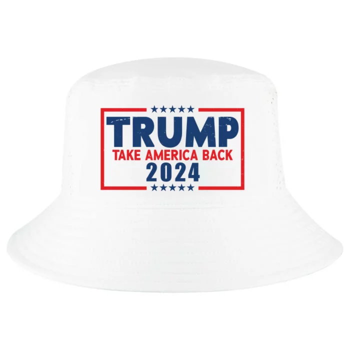 Trump Take America Back 2024 Election Cool Comfort Performance Bucket Hat