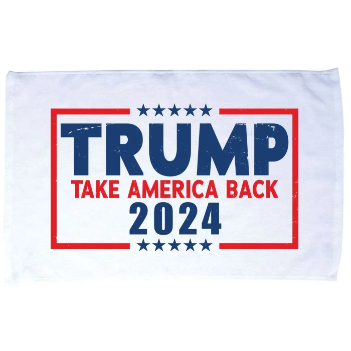 Trump Take America Back 2024 Election Microfiber Hand Towel