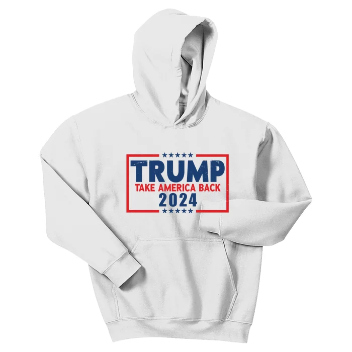 Trump Take America Back 2024 Election Kids Hoodie