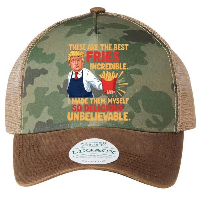 Trump These Are The Best Fries Incredible So Delicious Legacy Tie Dye Trucker Hat