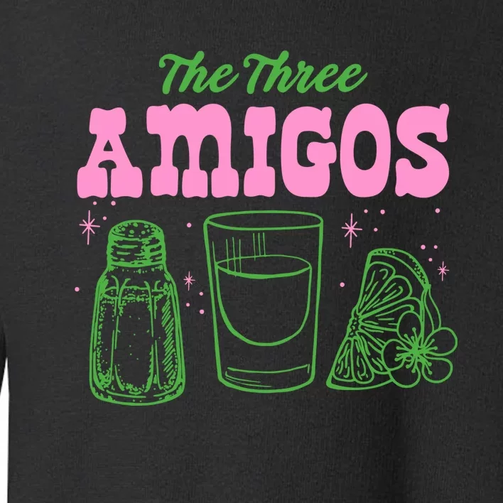 The Three Amigos Margarita Cocktail Toddler Sweatshirt