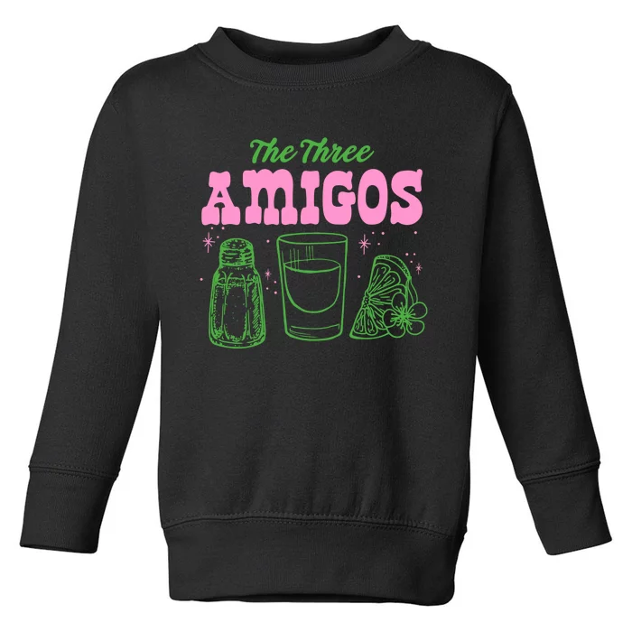 The Three Amigos Margarita Cocktail Toddler Sweatshirt