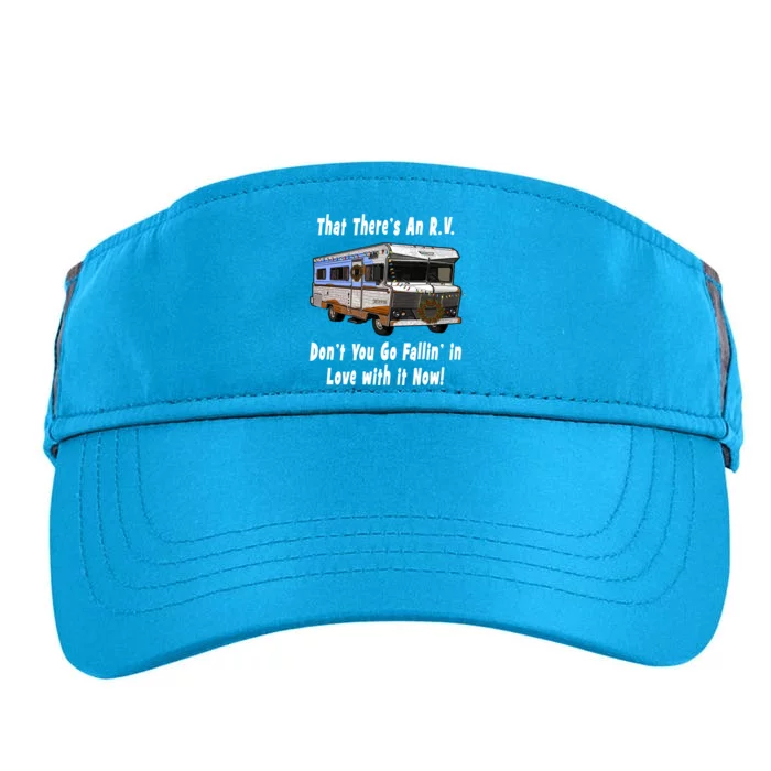 That ThereS An Rv Funny Christmas Classic Rv Camper Great Gift Adult Drive Performance Visor