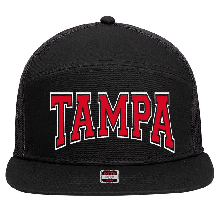 Tampa 7 Panel Mesh Trucker Snapback Hat