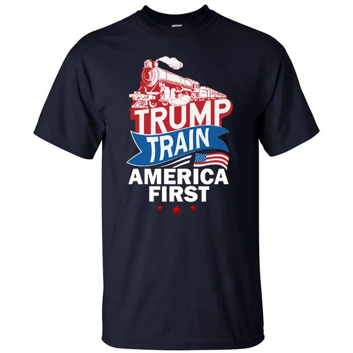 Trump Train America First Tall T-Shirt