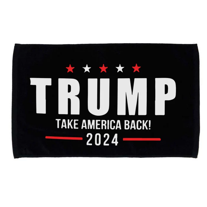 Trump Take America Back 2024 Microfiber Hand Towel