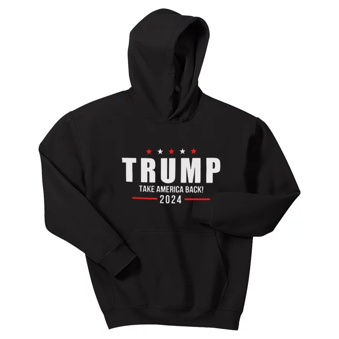 Trump Take America Back 2024 Kids Hoodie