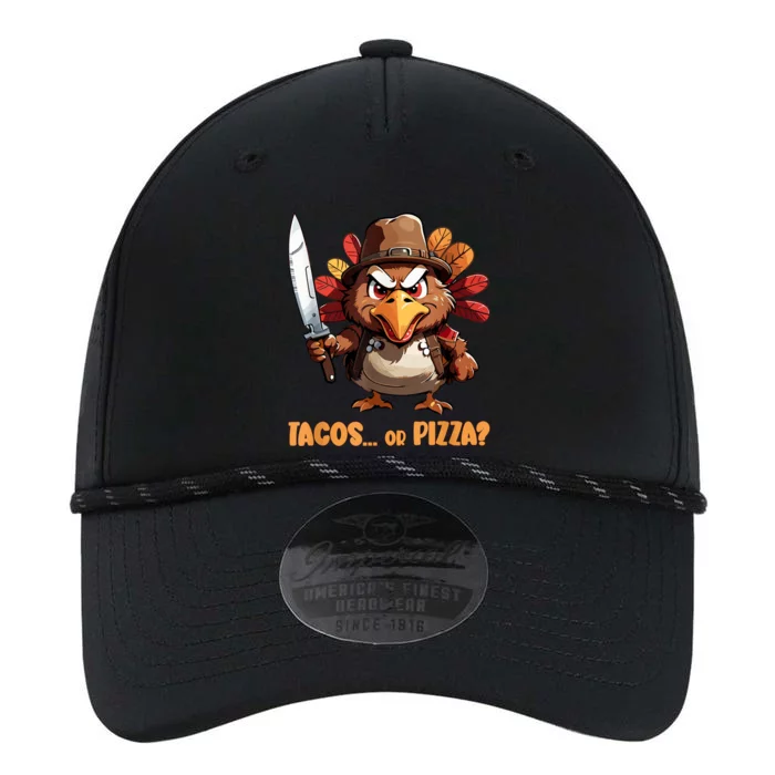 Thanksgiving Turkey Asking Eat Tacos Or Pizza Cool Performance The Dyno Cap