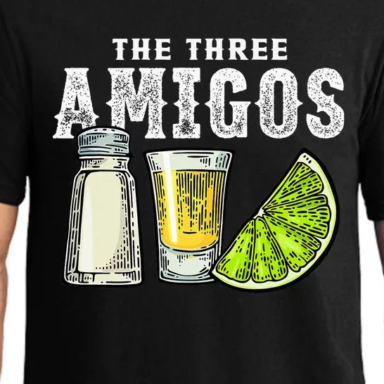 The Three Amigos Lime Salt Tequila Funny Cinco De Mayo Gifts Pajama Set