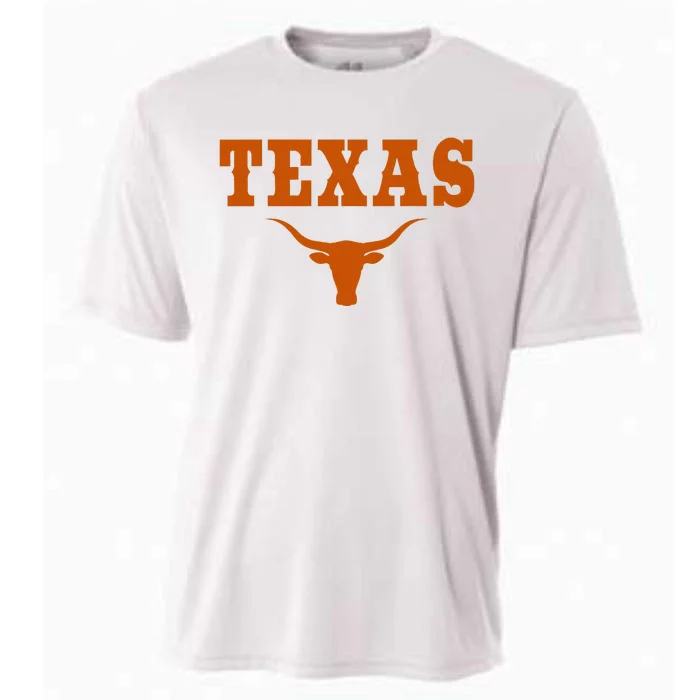 Texas Tx American Bull United States Cooling Performance Crew T-Shirt