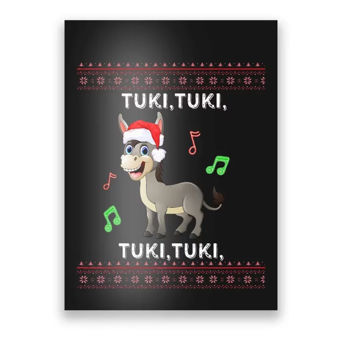 Tuki Tuki Burrito Sabanero Navidad Christmas Cute And Fun Poster