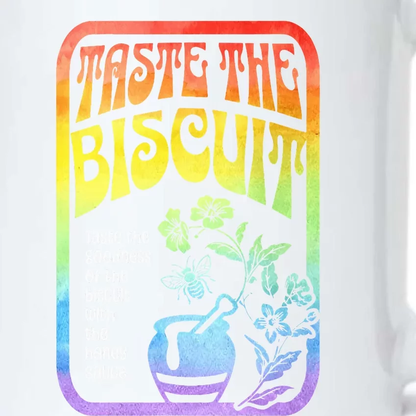 Taste The Biscuit Taste The Goodness Black Color Changing Mug