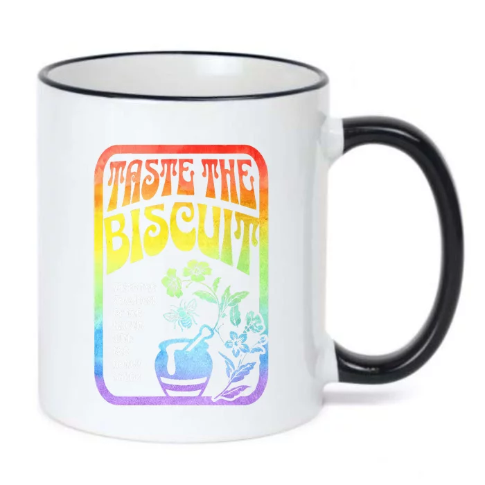 Taste The Biscuit Taste The Goodness Black Color Changing Mug