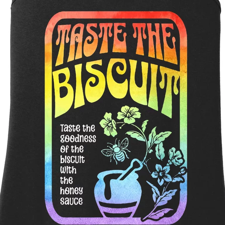 Taste The Biscuit Taste The Goodness Ladies Essential Tank