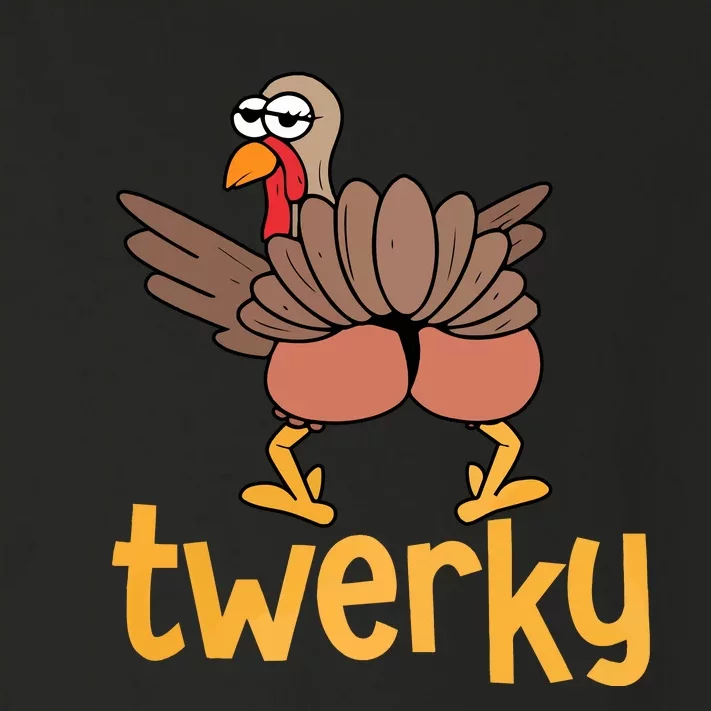 Twerky Turkey Butt Funny Thanksgiving Toddler Long Sleeve Shirt