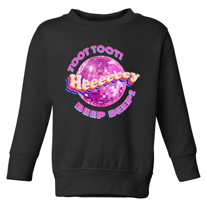 Toot Toot Beep Beep Toddler Sweatshirt