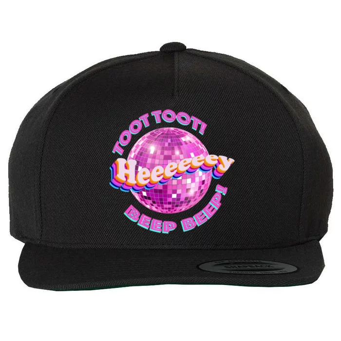 Toot Toot Beep Beep Wool Snapback Cap