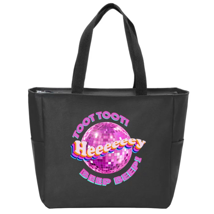 Toot Toot Beep Beep Zip Tote Bag