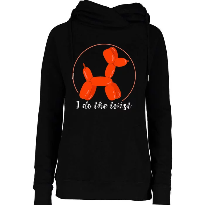 The Twist Balloon Twisting Balloon Animal Balloon Artist Womens Funnel Neck Pullover Hood