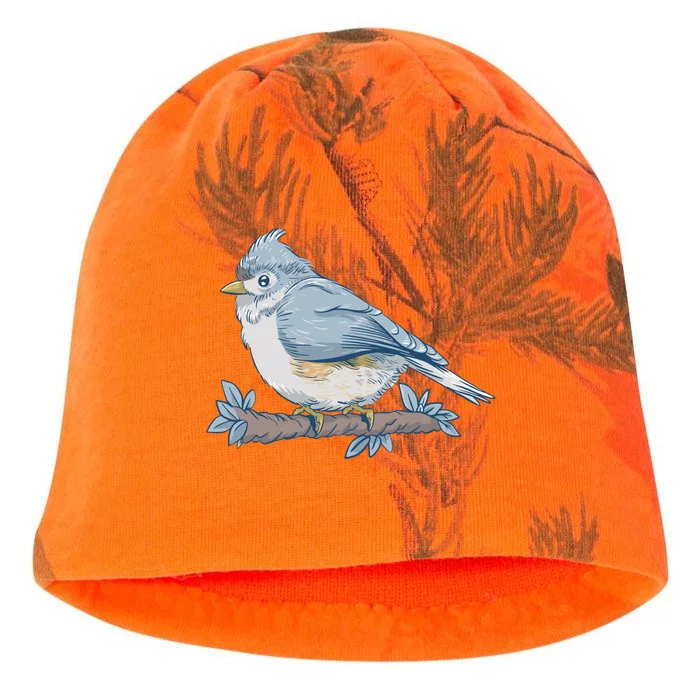 Tufted Titmouse Bird Cute Gift Kati - Camo Knit Beanie