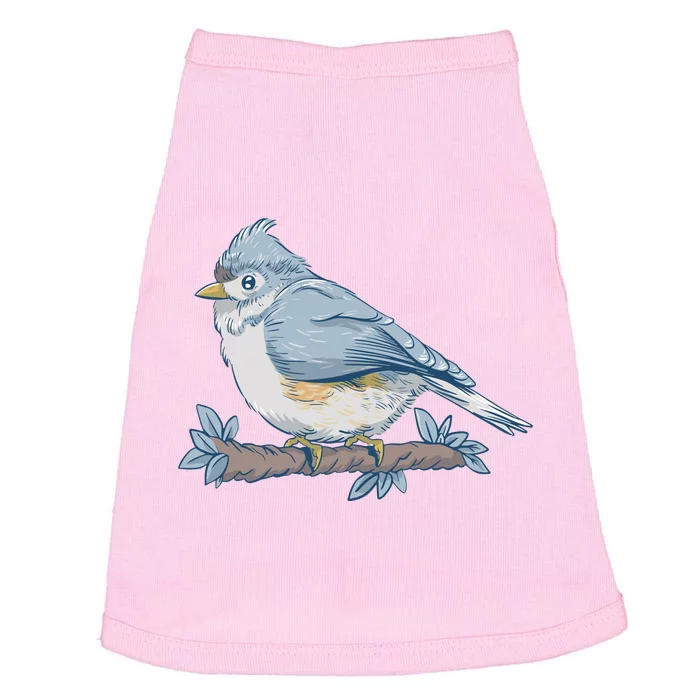 Tufted Titmouse Bird Cute Gift Doggie Tank