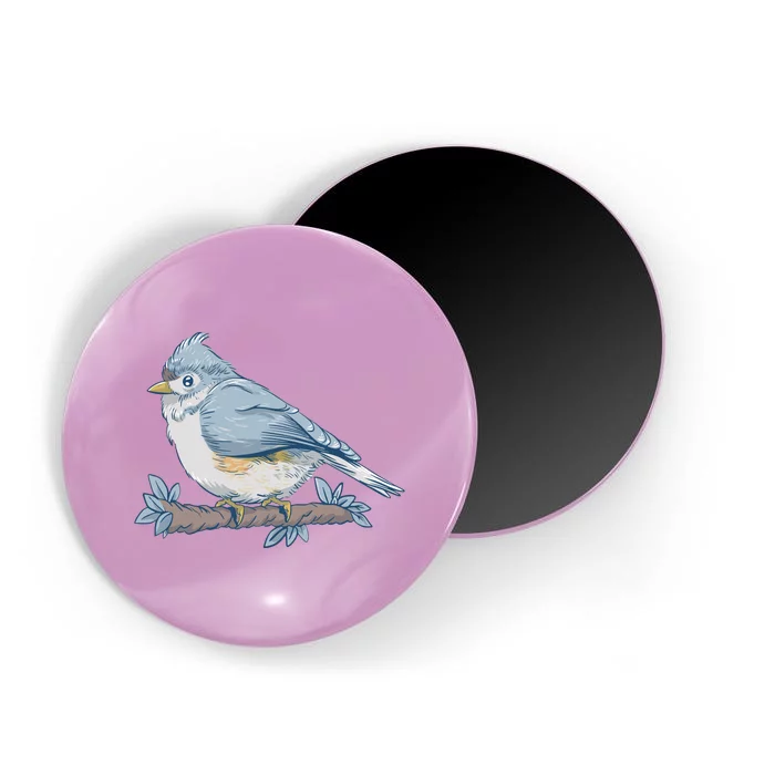 Tufted Titmouse Bird Cute Gift Magnet