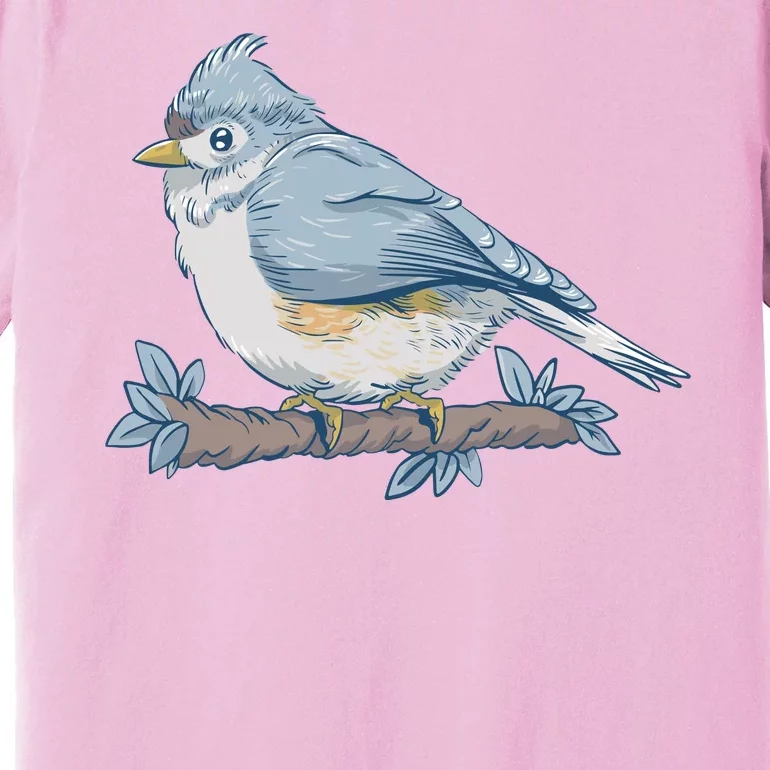 Tufted Titmouse Bird Cute Gift Premium T-Shirt