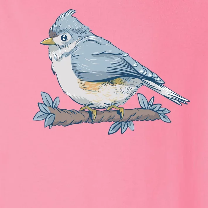 Tufted Titmouse Bird Cute Gift Toddler Long Sleeve Shirt