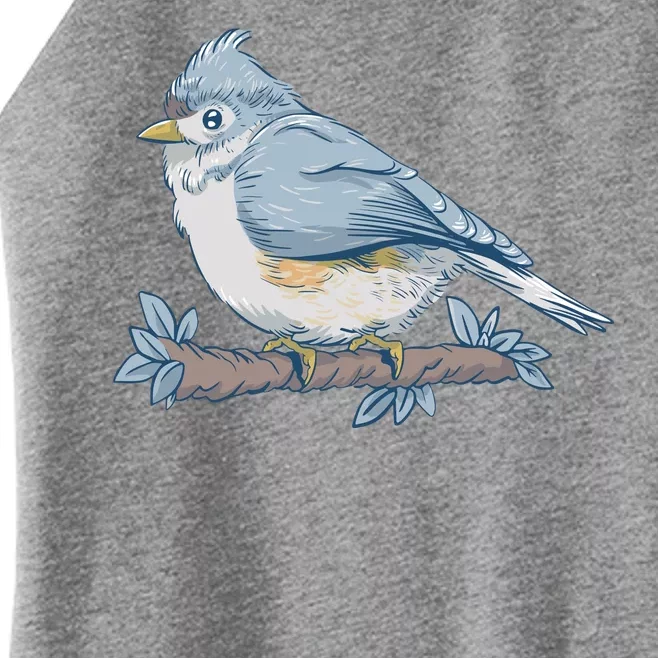 Tufted Titmouse Bird Cute Gift Women’s Perfect Tri Rocker Tank