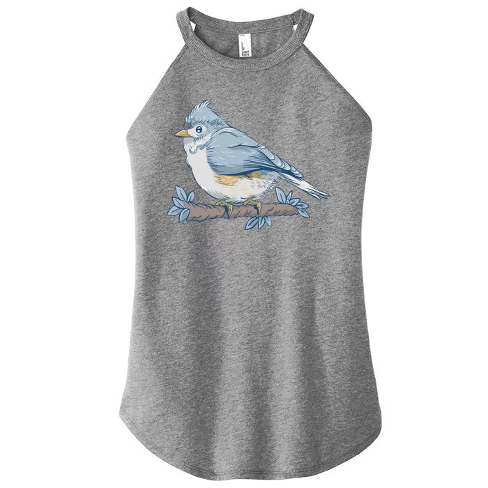 Tufted Titmouse Bird Cute Gift Women’s Perfect Tri Rocker Tank