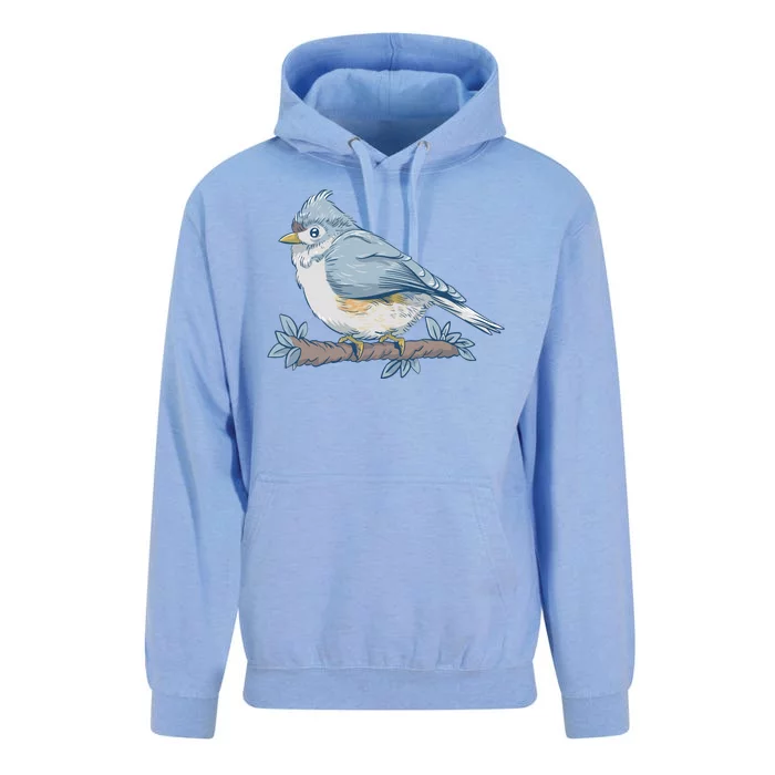 Tufted Titmouse Bird Cute Gift Unisex Surf Hoodie