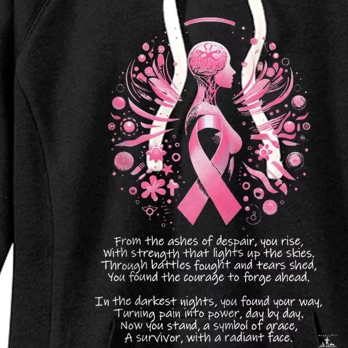 Tribute To Breast Cancer Survivors Women's Fleece Hoodie