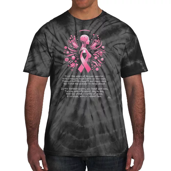 Tribute To Breast Cancer Survivors Tie-Dye T-Shirt