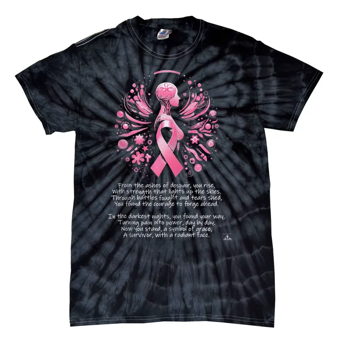 Tribute To Breast Cancer Survivors Tie-Dye T-Shirt