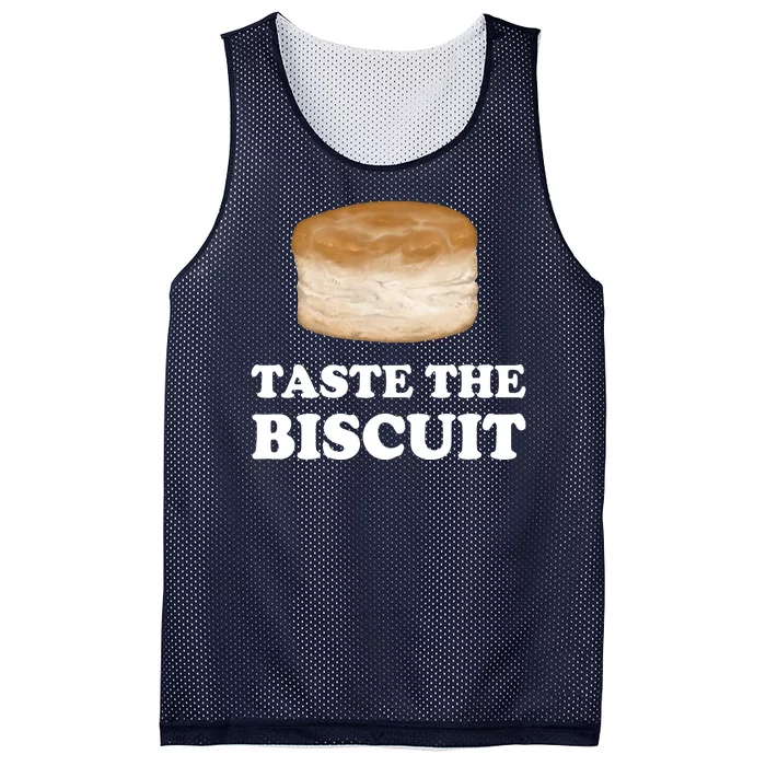 Taste The Biscuit Funny Meme Mesh Reversible Basketball Jersey Tank