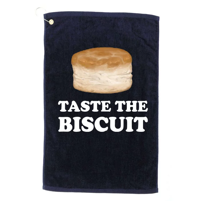 Taste The Biscuit Funny Meme Platinum Collection Golf Towel